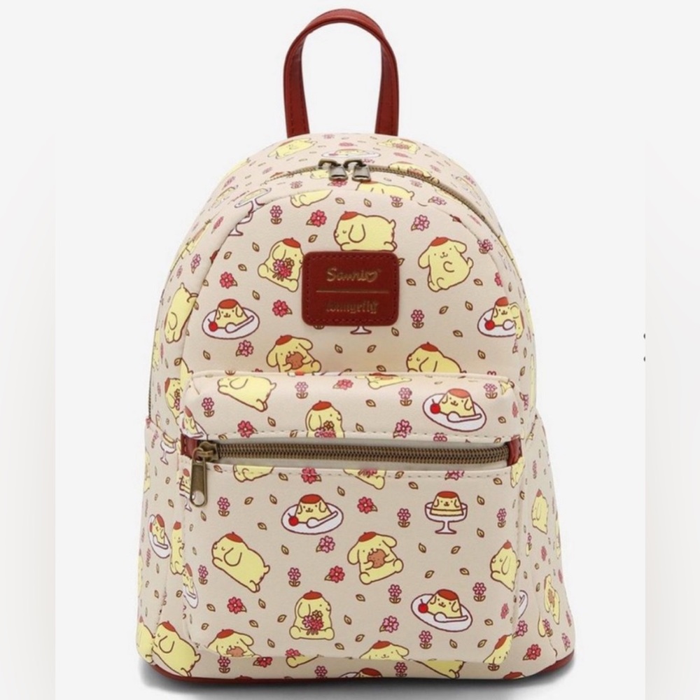Loungefly Sanrio Pompompurin Pudding Mini Backpack